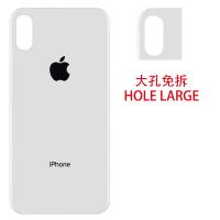iphone xs max back cover white camera hole large