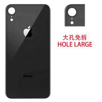 iphone xr back cover black camera hole large