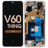 LG V60 ThinQ touch+lcd+frame gold