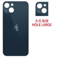 iPhone 13 Back Cover Glass Hole Large Blue