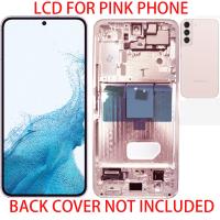 Samsung Galaxy S22 S901B Touch+Lcd+Frame Pink Gold Service Pack
