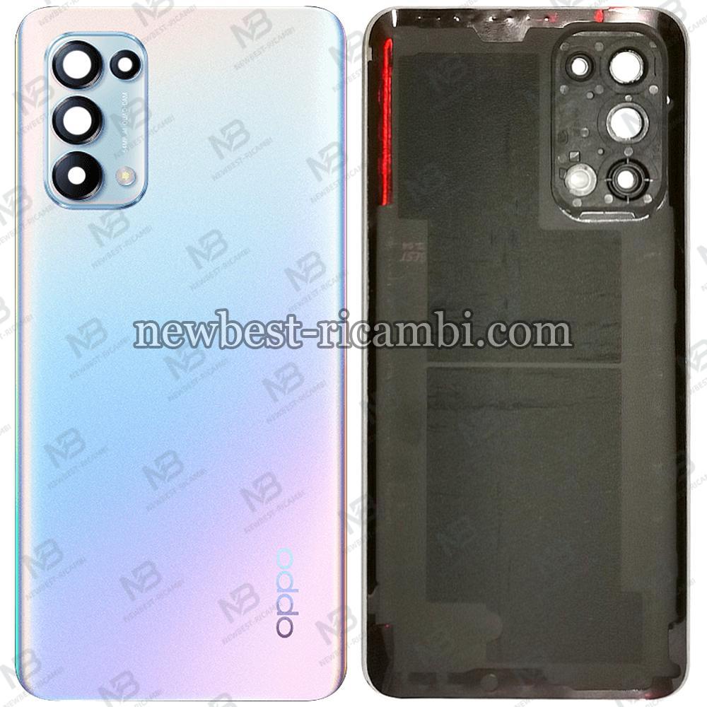 Oppo Find X3 Lite/Reno 5 Back Cover+Camera Glass Silver Original