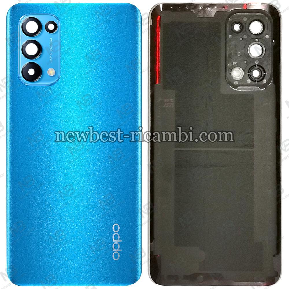 Oppo Find X3 Lite (CPH2145) /Reno 5 Back Cover+Camera Glass Blue Original