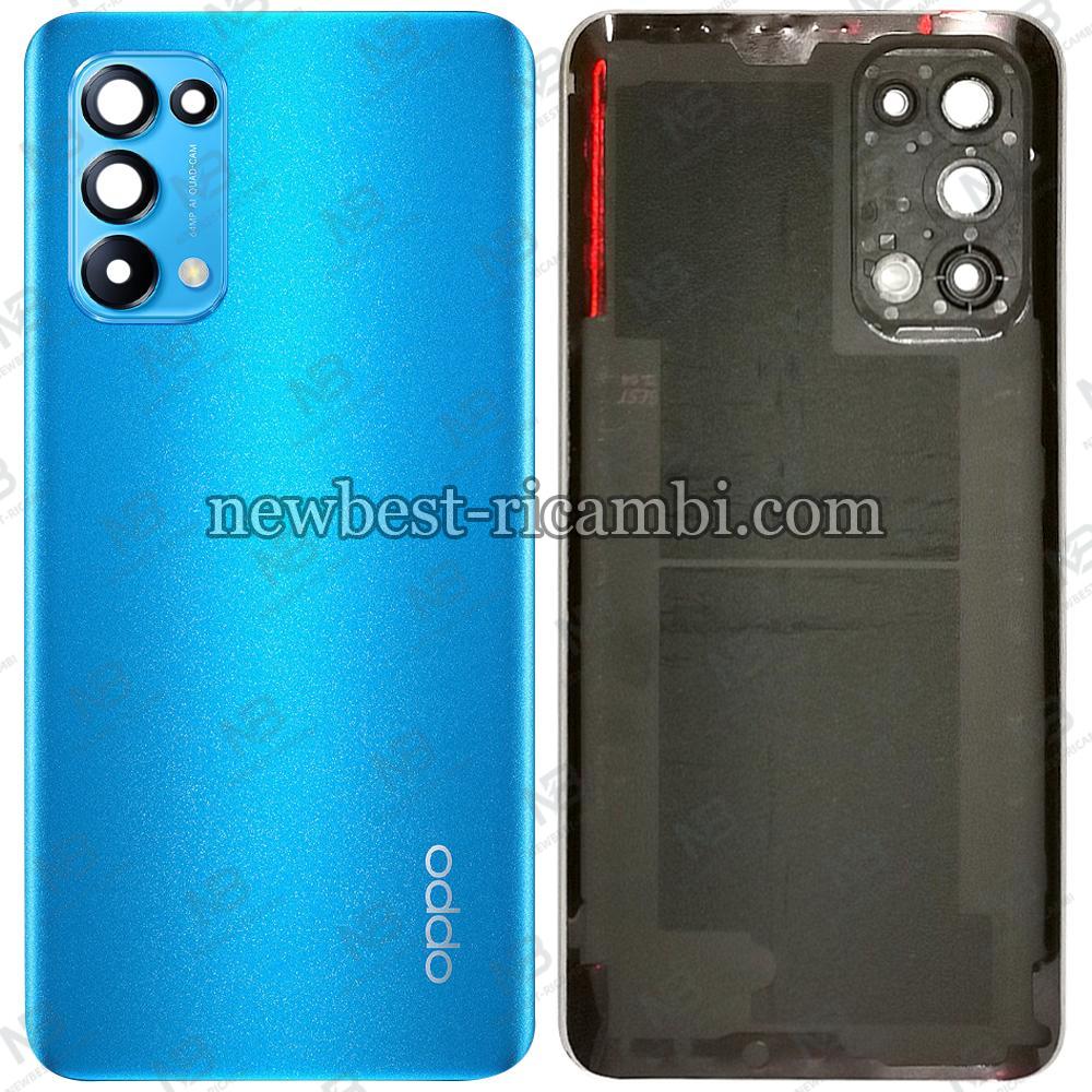 Oppo Find X3 Lite/Reno 5 Back Cover+Camera Glass Blue Original