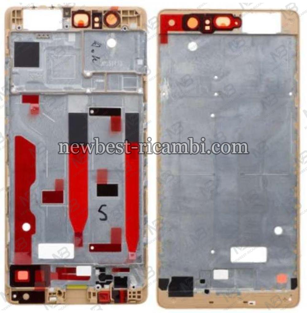 Huawei P9 Lcd Display Support Frame Gold