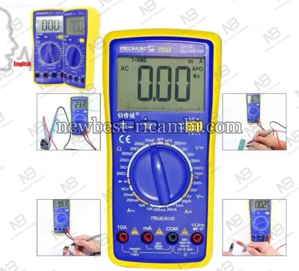 Mechanic V90E Voice Broadcast multimeter （English broadcast）