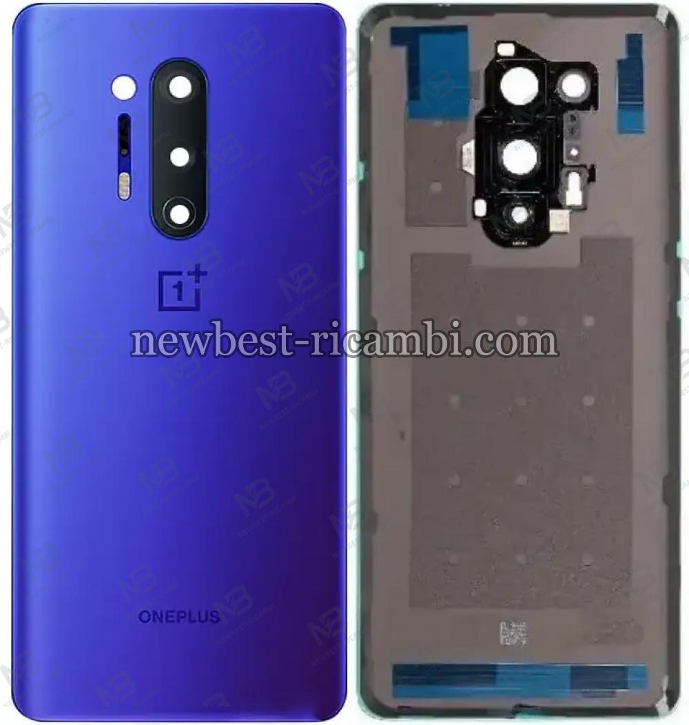 One Plus 1+8 Pro back cover+camera glass blue AAA