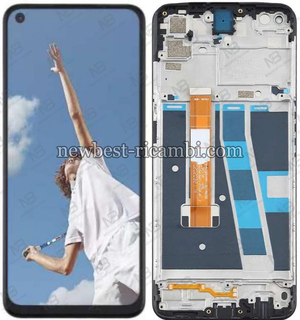 Oppo A52 (CPH2069) Touch + Lcd + Frame Black Original