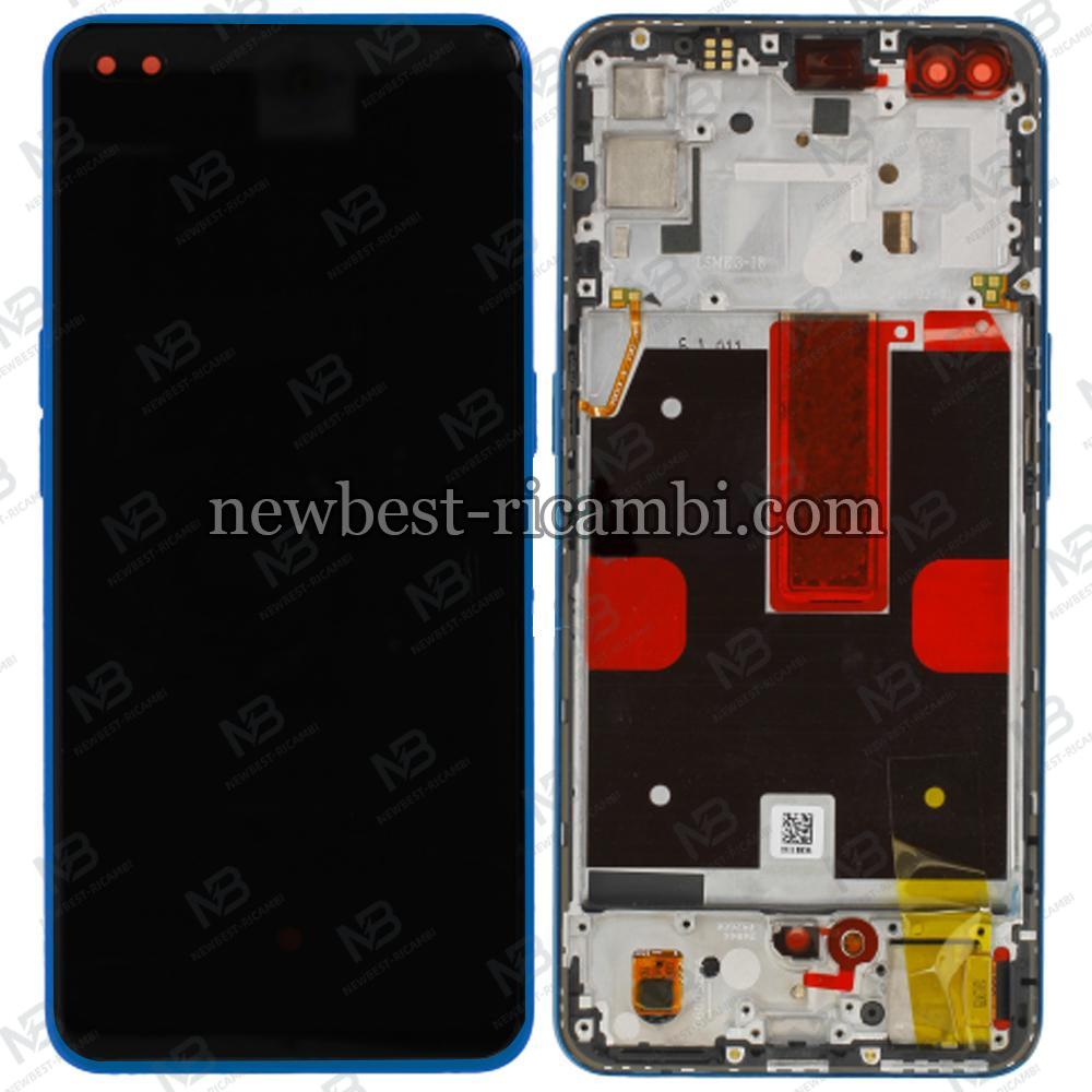 Oppo Reno 4 5G Touch+Lcd+Frame Blue Service Pack