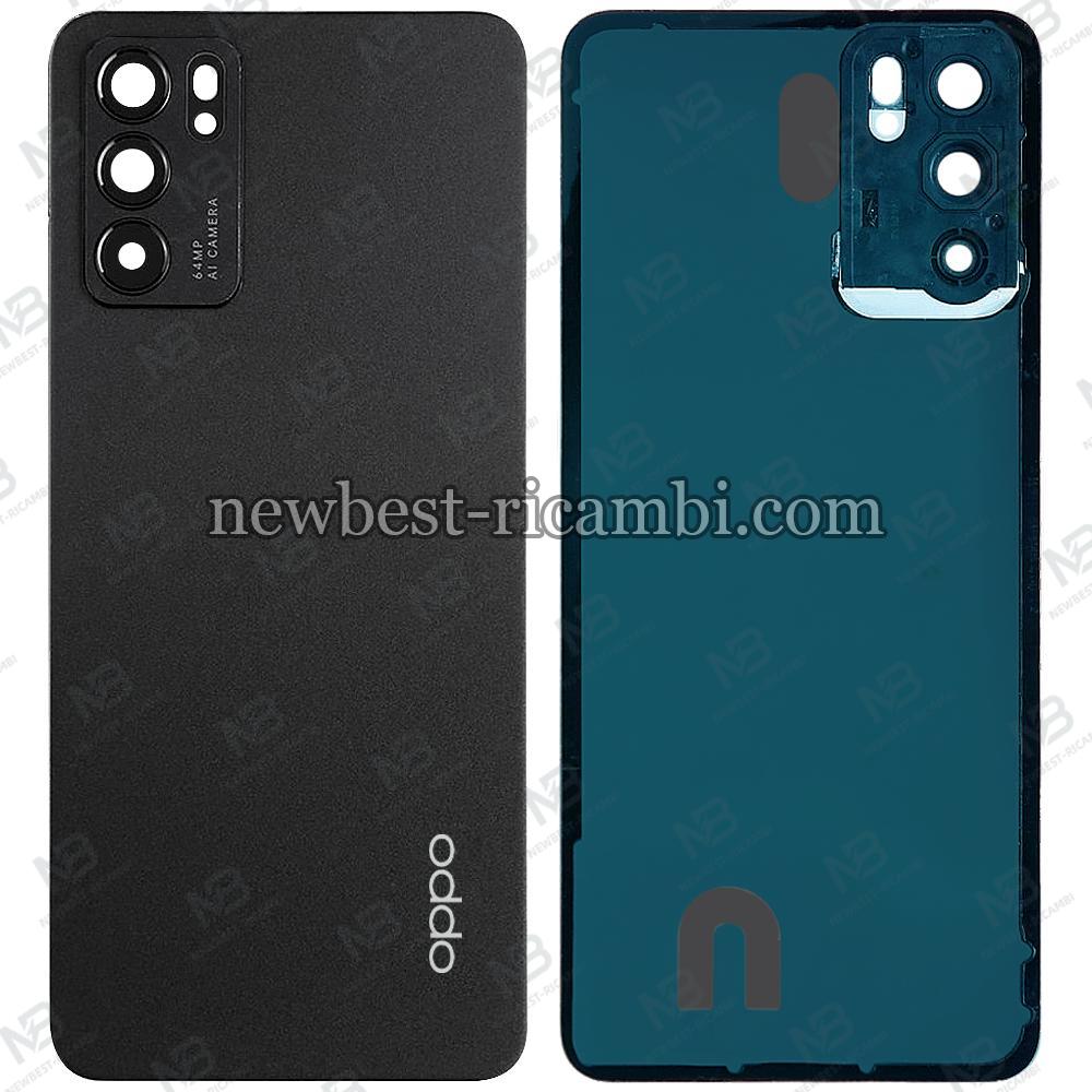 Oppo Reno 6 5G (CPH2251)Back Cover+ Camera Glass Black AAA