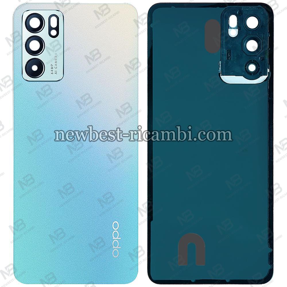 Oppo Reno 6 5G (CPH2251)Back Cover+ Camera Glass Blue AAA