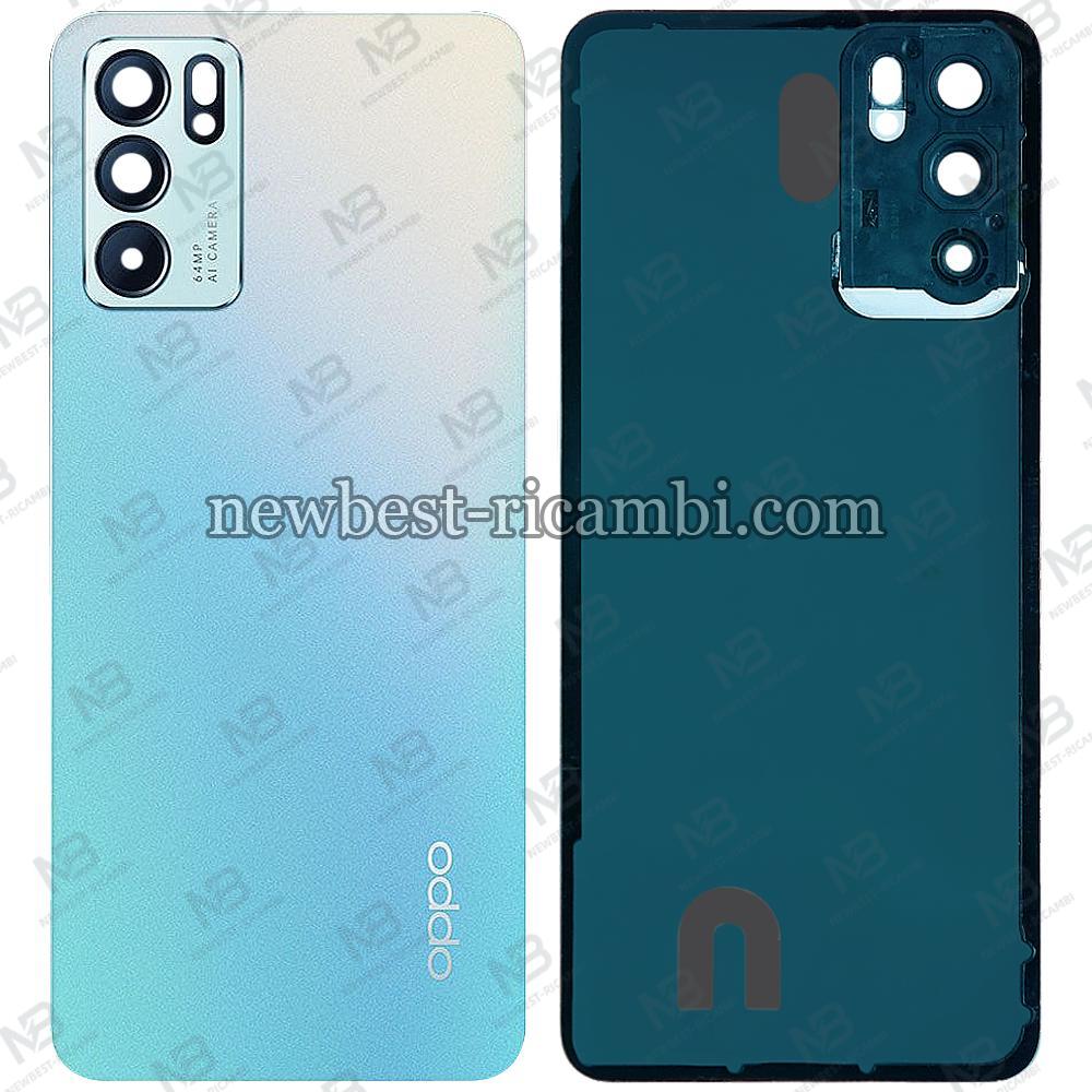 Oppo Reno 6 5G (CPH2251)Back Cover+ Camera Glass Blue AAA