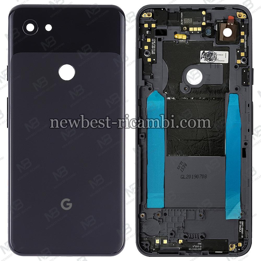 Google Pixel 3A  Back Cover+Camera Glass Black