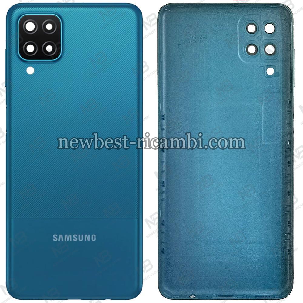 Samsung Galaxy A12 A127 Back Cover+Camera Glass Blue Original