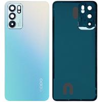 Oppo Reno 6 5G (CPH2251) Back Cover+ Camera Glass Blue Original