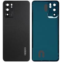 Oppo Reno 6 5G (CPH2251)Back Cover+ Camera Glass Black AAA