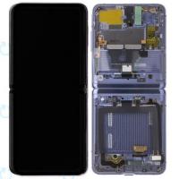 Samsung Galaxy Z Flip 3 5G F711 Touch+Lcd+Frame Lavander Purple Service Pack