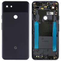 Google Pixel 3A  Back Cover+Camera Glass Black