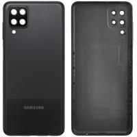 Samsung Galaxy A12 A127 Back Cover+Camera Glass Black Original