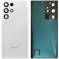 Samsung Galaxy S22 Ultra S908B Back Cover+Camera Glass White AAA