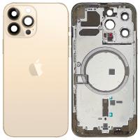 iPhone 13 Pro Back Cover+Frame Gold