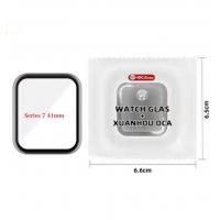 XUANHOU Glass Lens+OCA for Apple Watch Series 7 / 8 / 9 41mm Black OEM