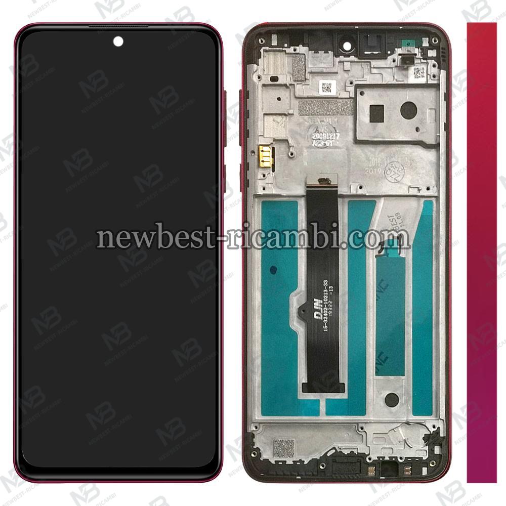 Motorola Moto G8 Play XT2015 Touch + Lcd + Frame Red Original