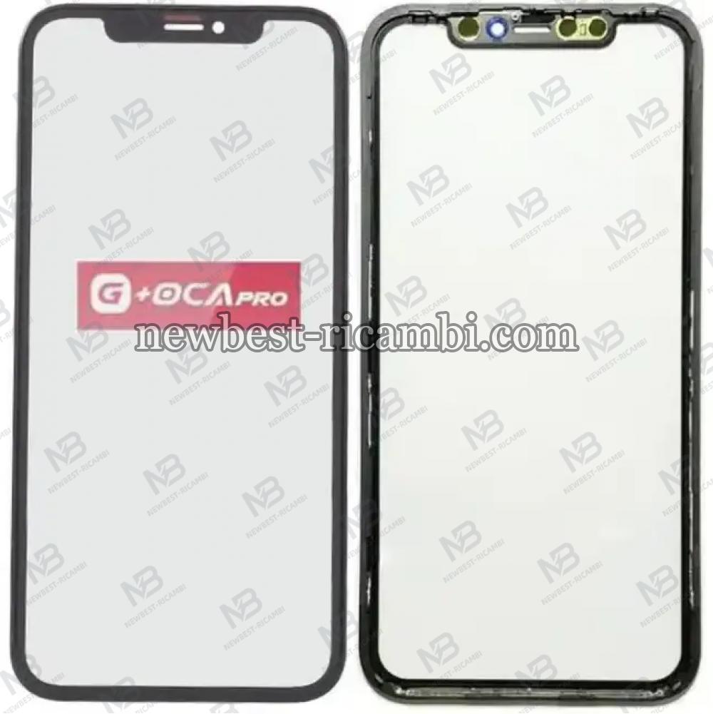 XUANHOU Glass Lens+OCA+Frame For iPhone 11 Black