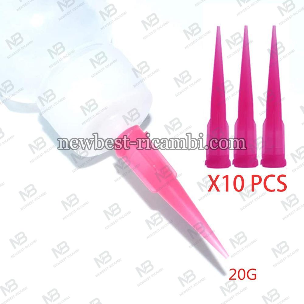 Tip 20G Pink X 10 Pcs For Glue Bottle