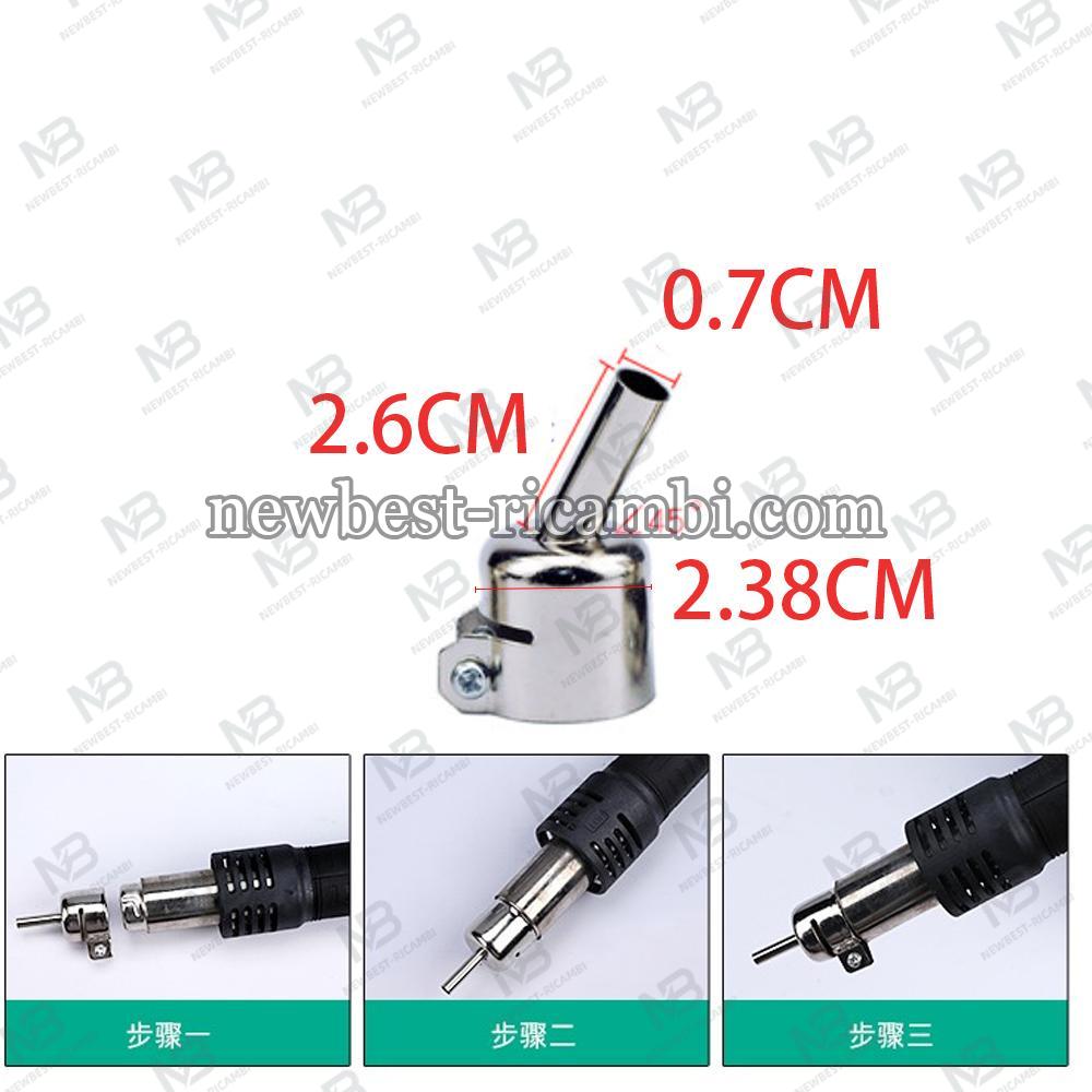 Spout For Hot Air Machines 850 45° 2.6CM 0.7CM