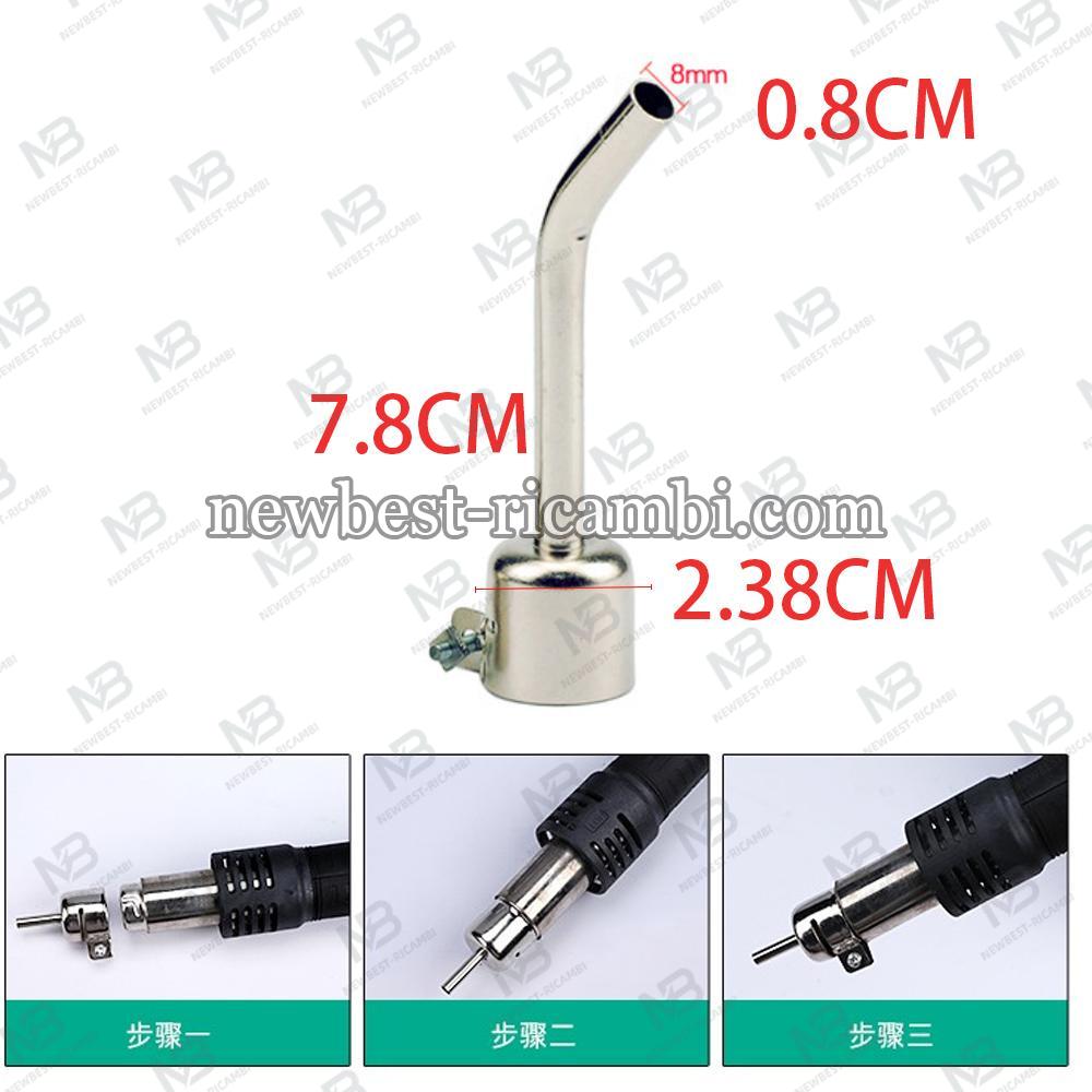 Spout For Hot Air Machines 850 J 30° 7.6CM 0.8CM