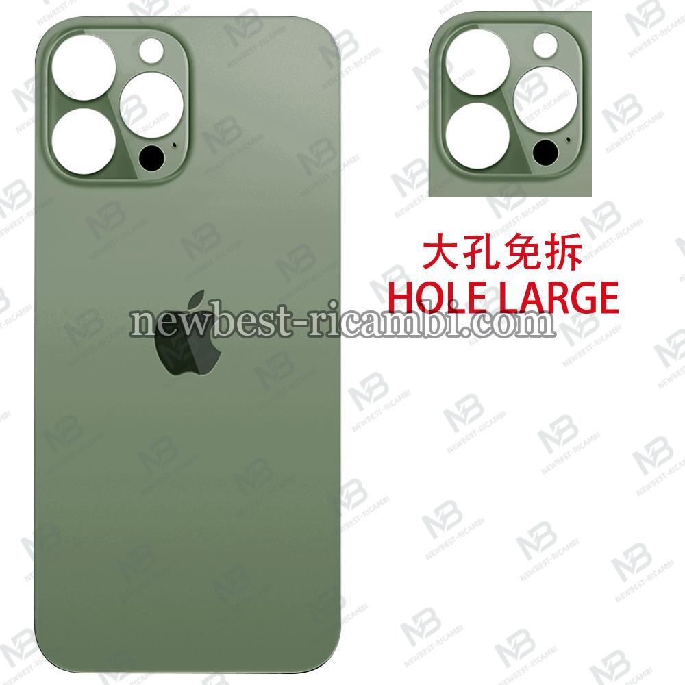 iPhone 13 Pro Back Cover Glass Hole Large Green