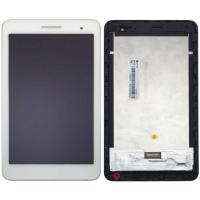 huawei tab t1-701 touch+lcd+frame white original