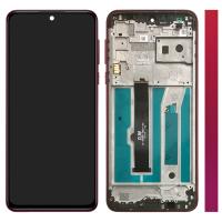 Motorola Moto G8 Play XT2015 Touch + Lcd + Frame Red Original