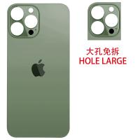 iPhone 13 Pro Back Cover Glass Hole Large Green