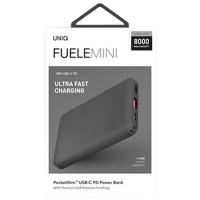 Powerbank UNIQ Fuele Mini 10000 mA Power Delivery + Quick Charge 3 18W 1 x USB - USB Type-C Gray In Blister