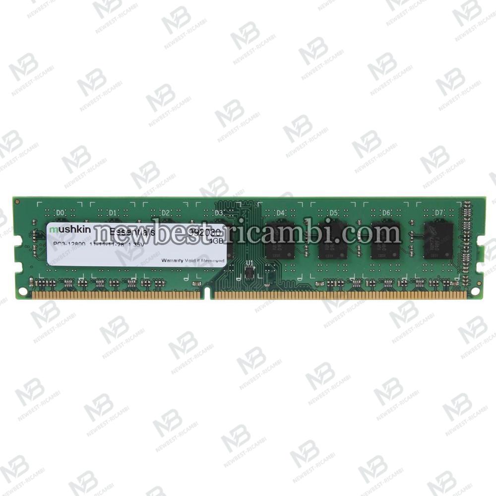 Mushkin Enhanced Essentials 4GB DDR3L 1600 (PC3L 12800) Desktop Memory Model 992030