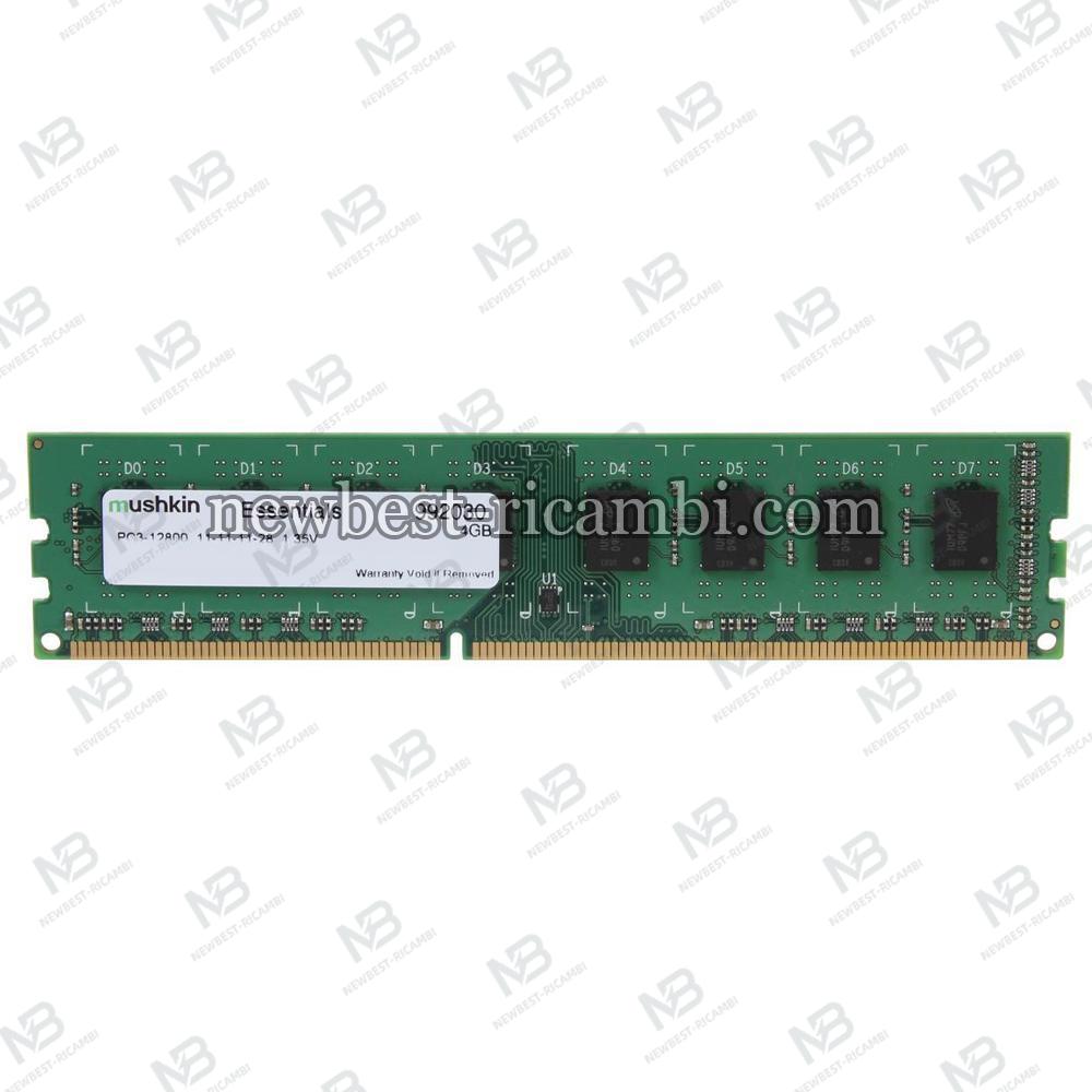 Mushkin Enhanced Essentials 4GB DDR3L 1600 (PC3L 12800) Desktop Memory Model 992030