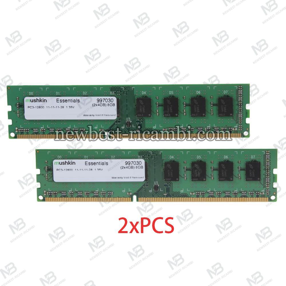 Mushkin Enhanced Essentials 8GB (2 x 4GB) DDR3L 1600 (PC3L 12800) Desktop Memory Model 997030