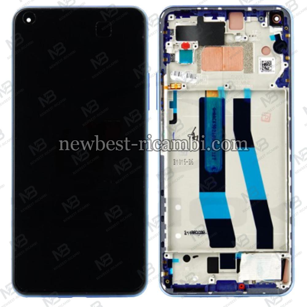 Xiaomi Mi 11 Lite 5G NE / 5G (2021) Touch + Lcd + Frame Blue Service Pack