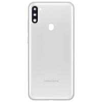 Samsung Galaxy A115F A11 Back Cover+Camera Glass White Original
