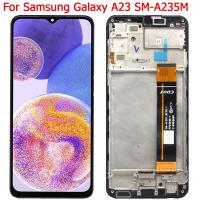 Samsung Galaxy A23 4G A235f Touch+Lcd+frame Black Service Pack