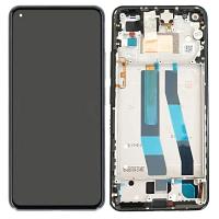 Xiaomi Mi 11 Lite 5G NE / 5G (2021) Touch + Lcd + Frame Black Service Pack