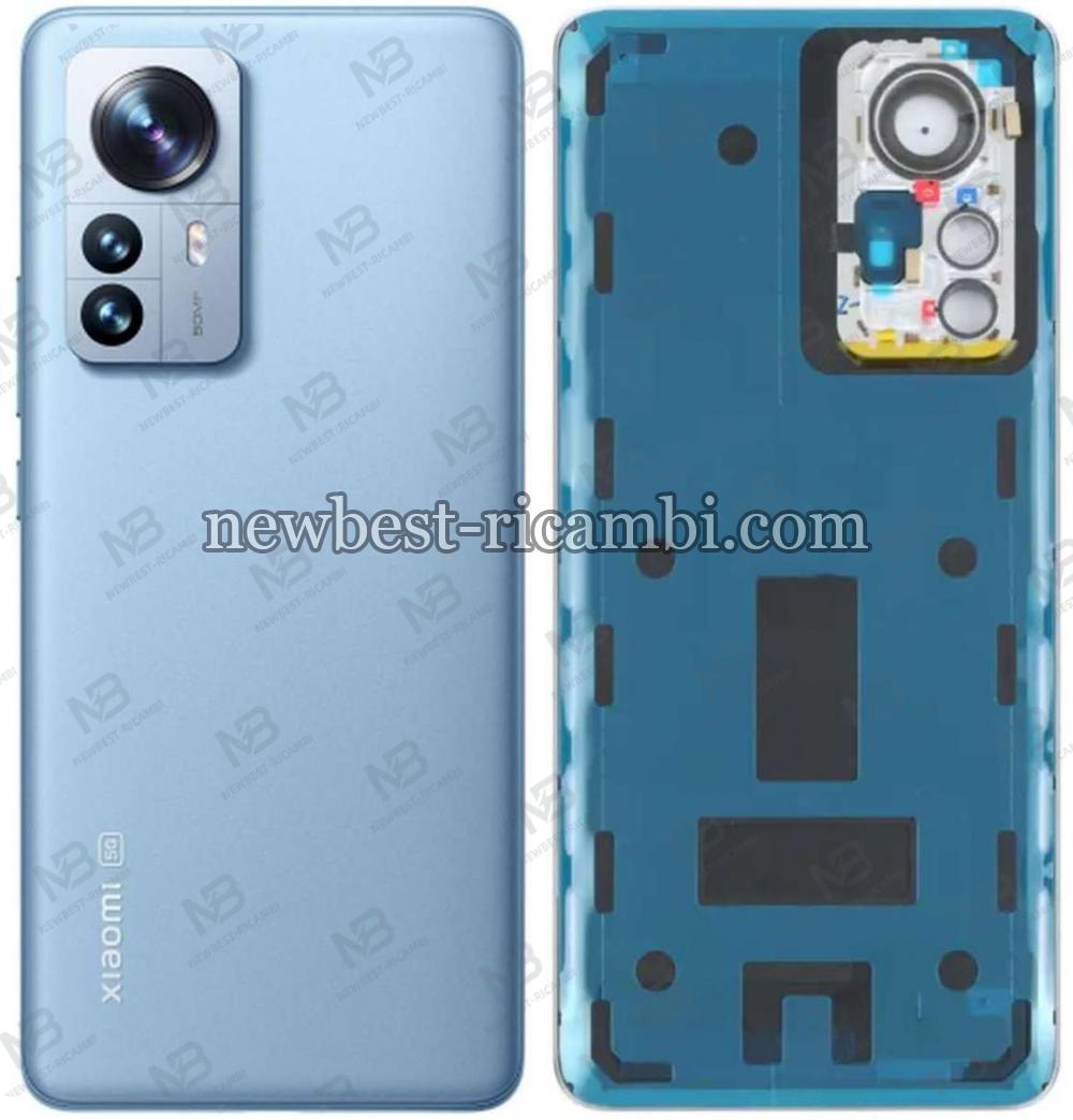 Xiaomi Mi 12 Pro Back Cover+Camera Glass Blue AAA