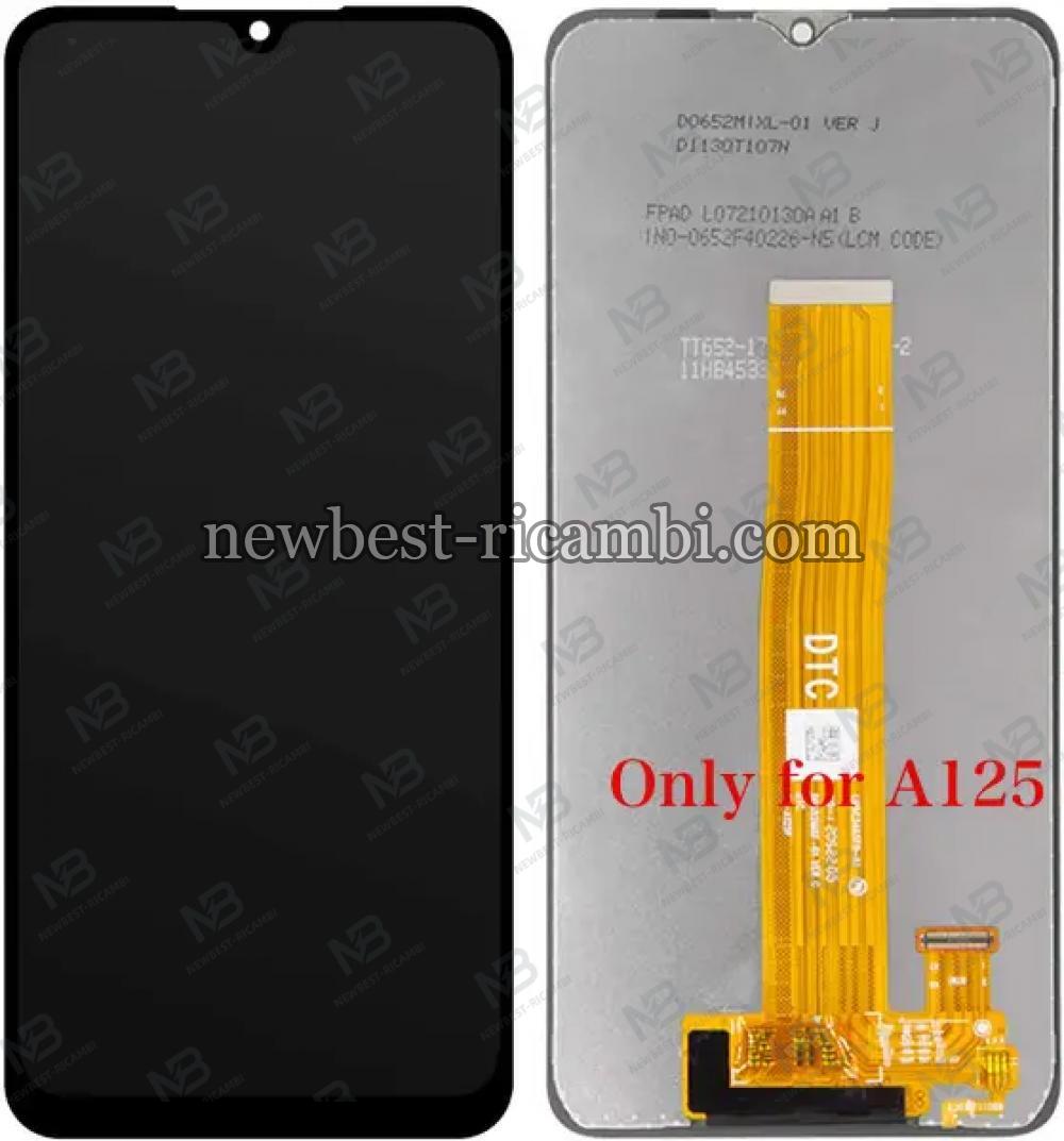 Samsung Galaxy A12 A125 Only For A125 Touch+Lcd Black Original