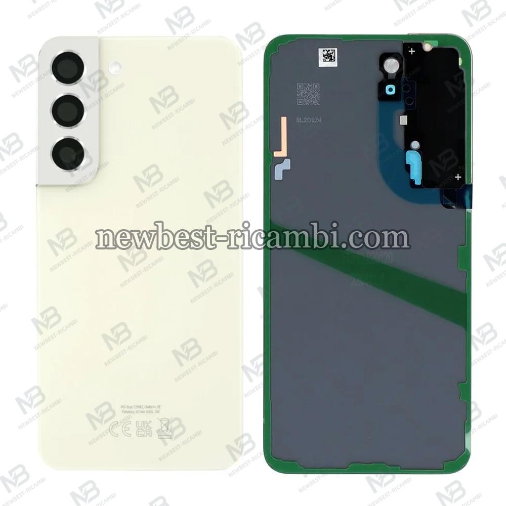 Samsung Galaxy S22 S901B Back Cover+Camera Glass Cream Original Service Pack