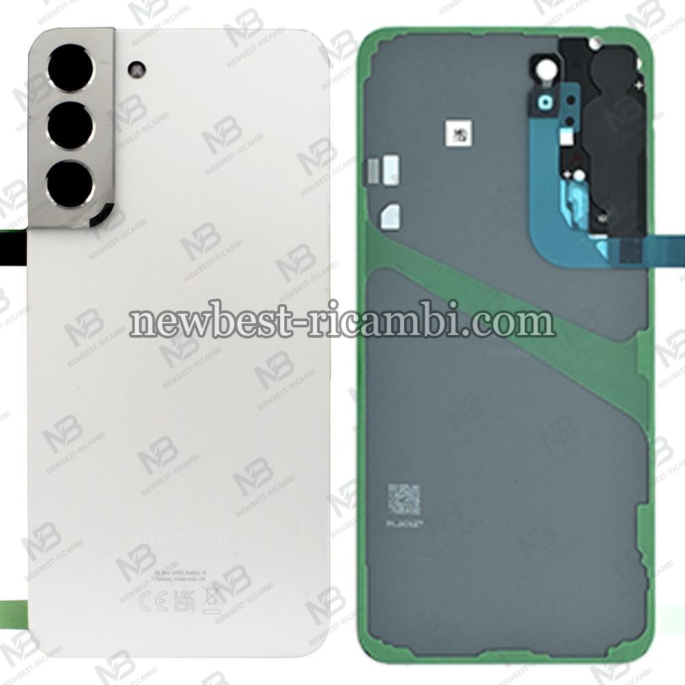 Samsung Galaxy S22 Plus S906B Back Cover+Camera Glass White Original Service Pack