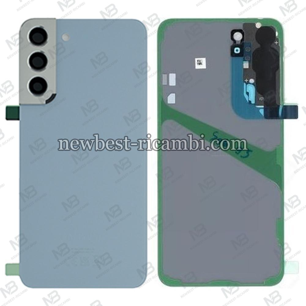 Samsung Galaxy S22 Plus S906B Back Cover+Camera Glass Blue Original Service Pack