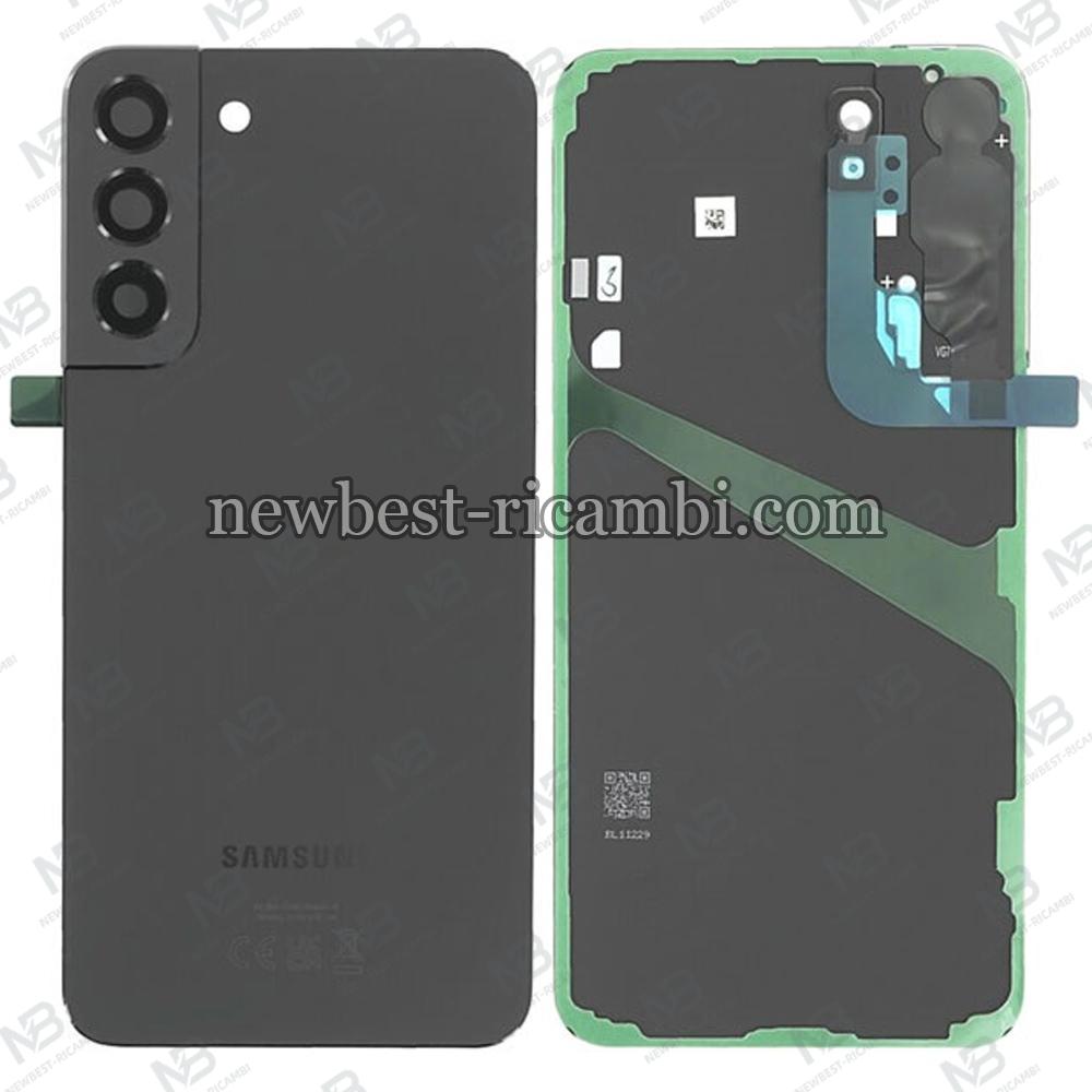 Samsung Galaxy S22 Plus S906B Back Cover+Camera Glass Black Service Pack