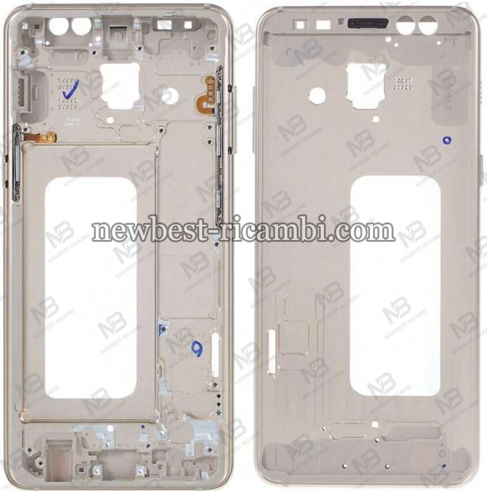 samsung galaxy a8 2018 a530 pannel suport lcd display gold